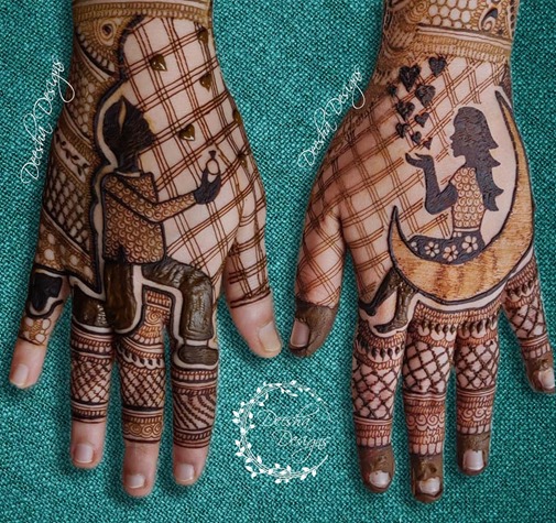 Personalized Mehndi Design